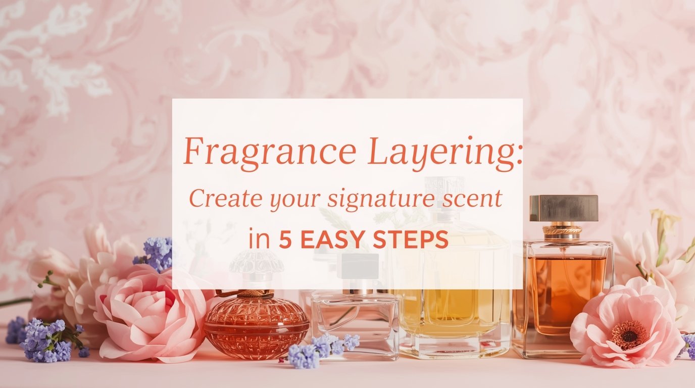 fragrance layering, create signature scent, how to layer perfumes, perfume layering guide, combining scents tips, base middle top notes, vanilla and sandalwood layering, citrus and musk combo, floral and amber layering, fresh and woody fragrance mix, gourmand and musk layering, personalize your perfume, long lasting layered scent, beginner friendly fragrance layering, pulse points perfume, moisturize before perfume, avoid clashing fragrances, signature scent for everyday, Lab Fragrances inspired perfumes, extrait and parfum layering